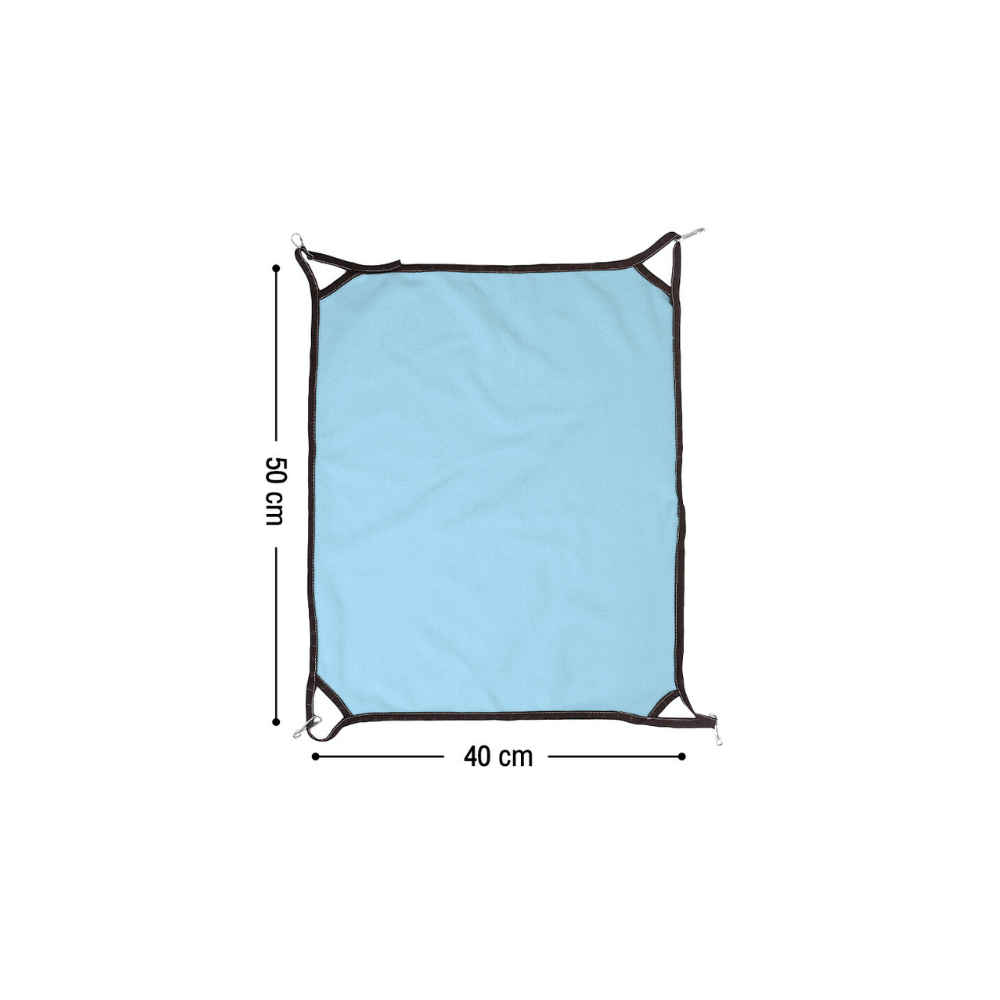 ที่นอนแมวแขวนกรง THAI SUN SPORT รุ่น PET0012-BU ขนาด 40*50 สีฟ้า